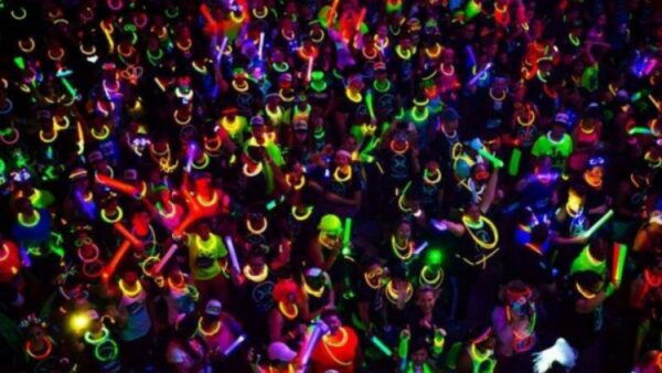 UV Wood black lights fluo party